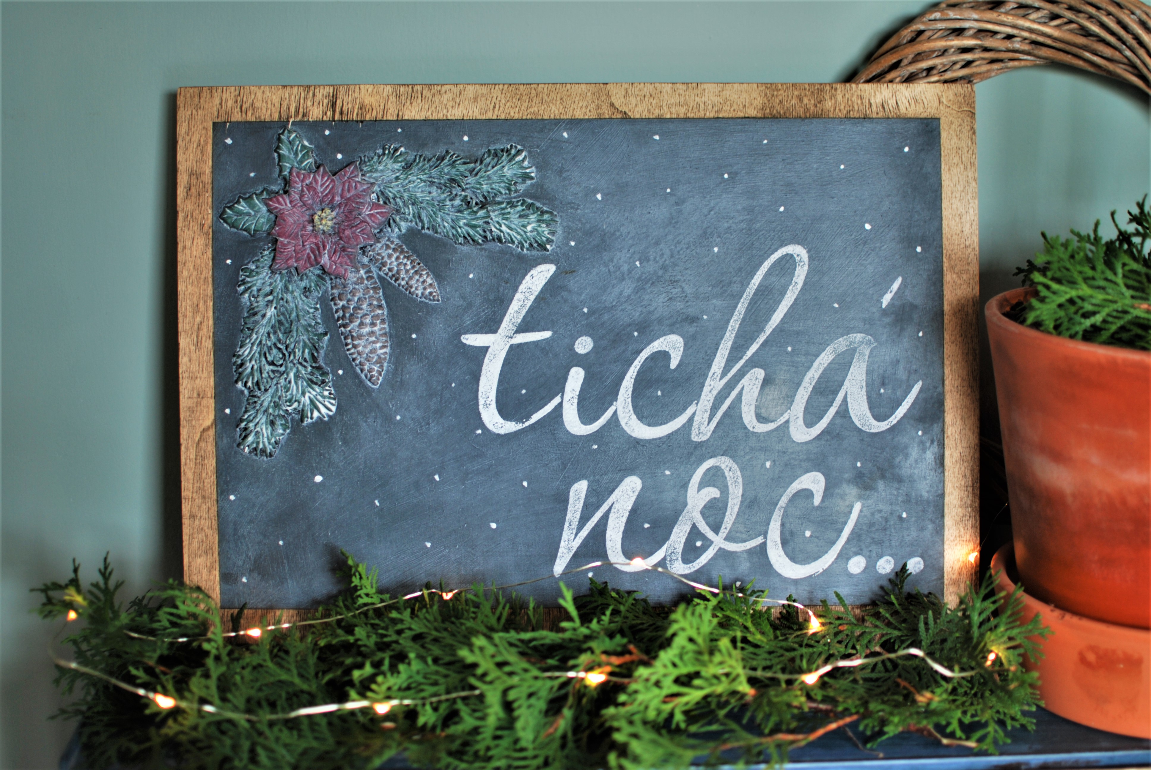 Workshop Vianočné tabuľky 4.12.2020