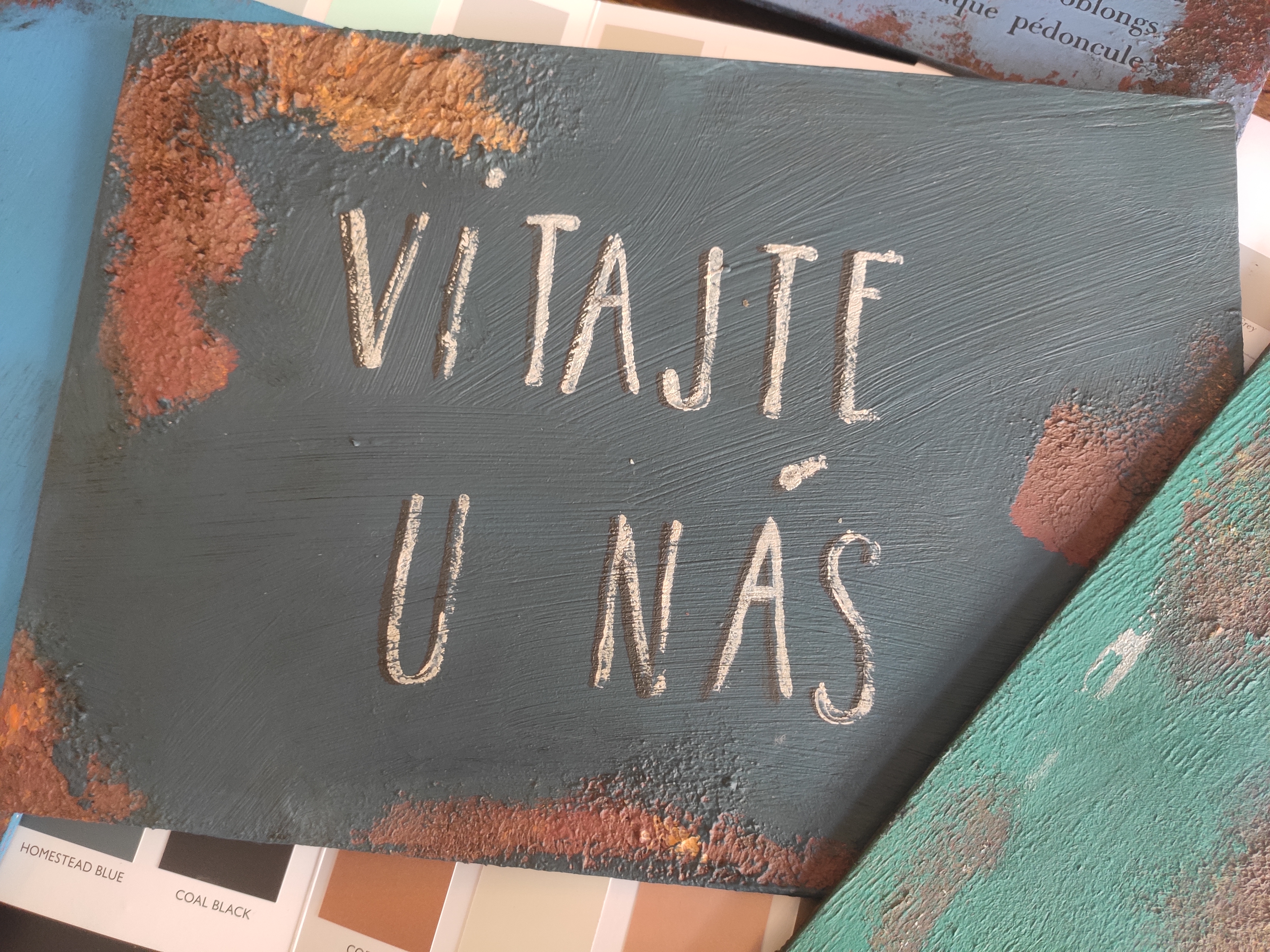 Workshop vianočné hrdzavé tabuľky 25.11.2021