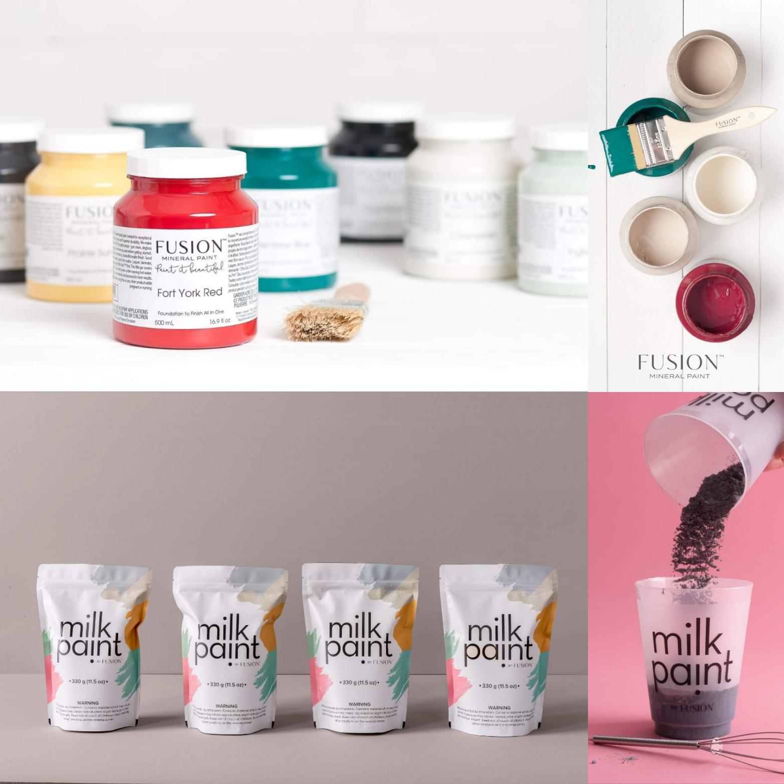 Príďte sa zoznámiť s Fusion mineral paint a milk paint 19.7.2022