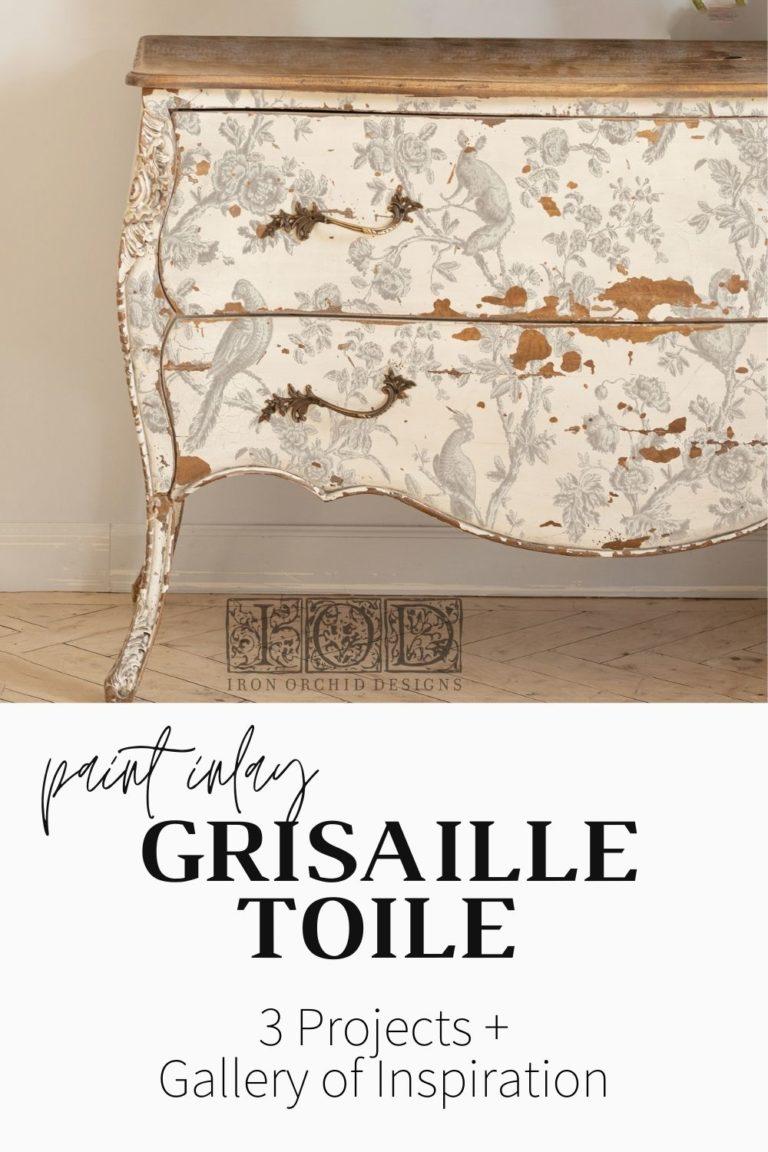 IOD Paint Inlay Grisaille Toile