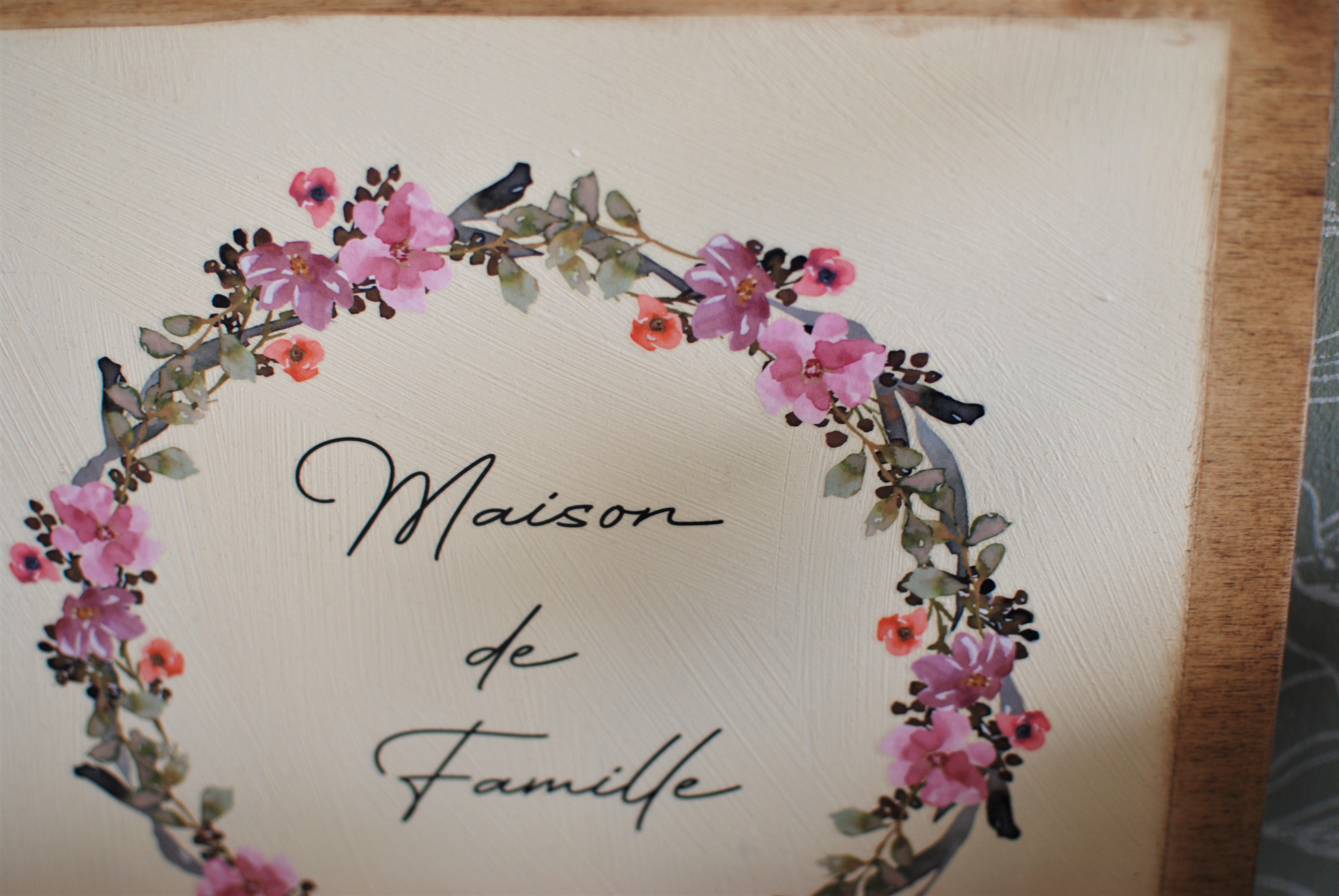 Tabuľka Maison de Famille