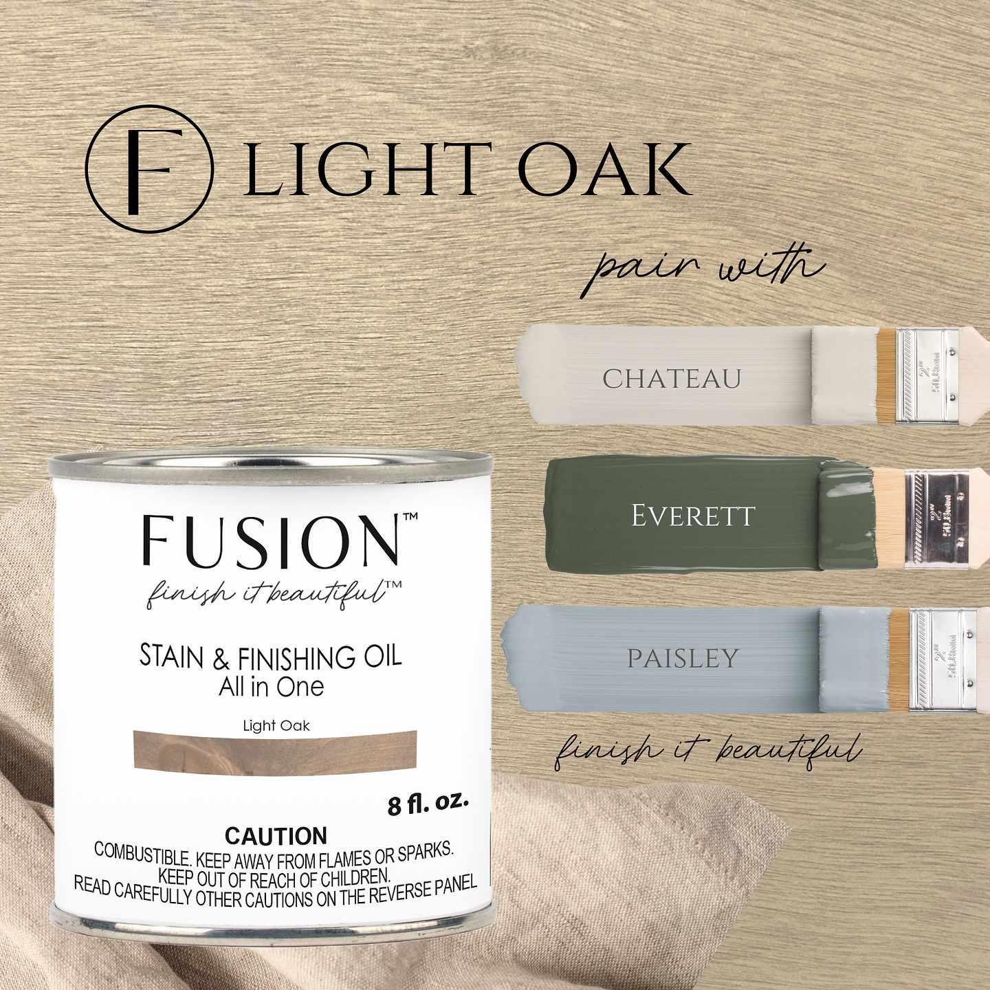 Stain & Finishing Oil (SFO) - Light Oak - Fixačný pigmentovaný olej 237ml
