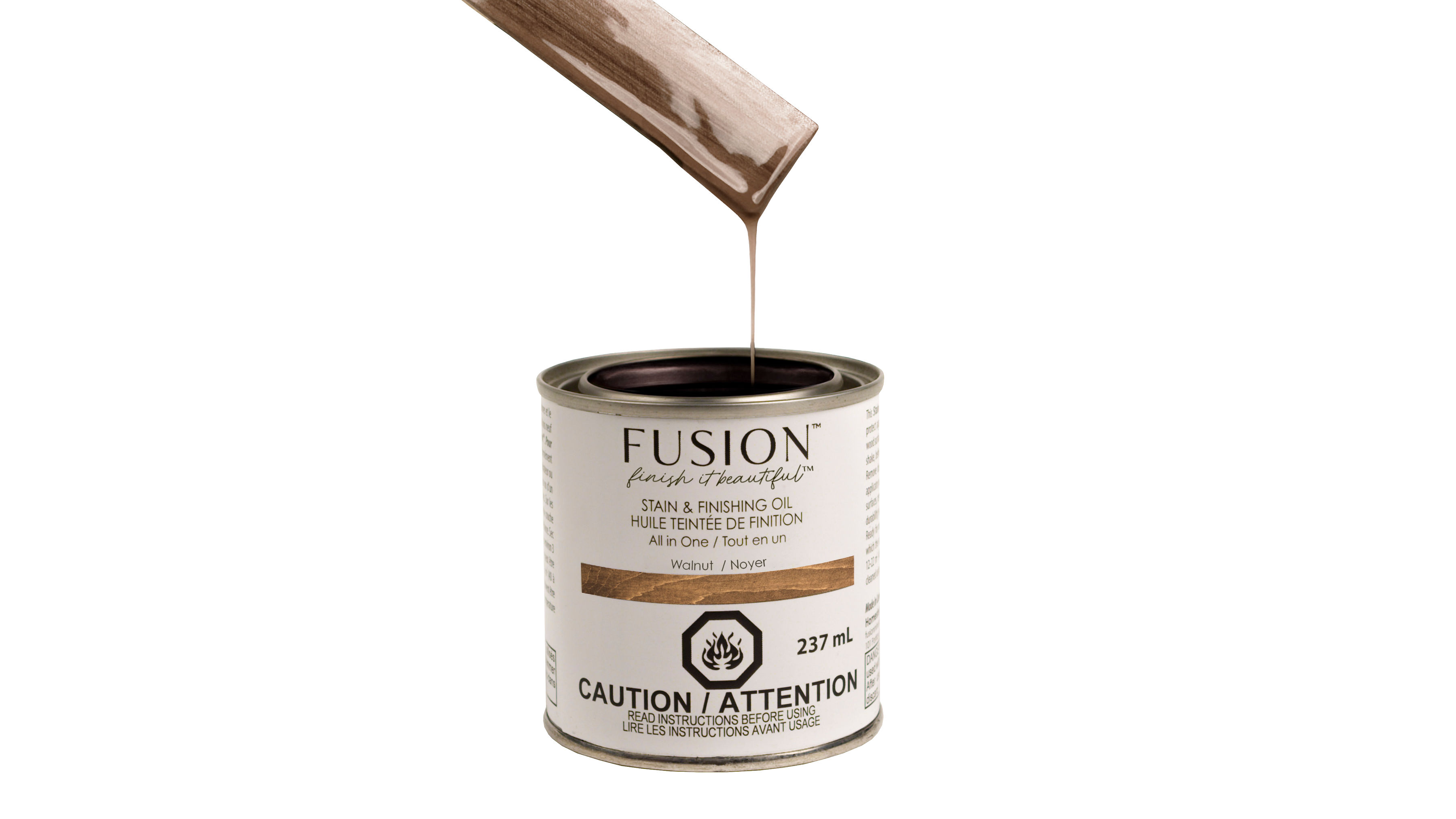 Stain & Finishing Oil (SFO) - Walnut - Fixačný pigmentovaný olej 237ml