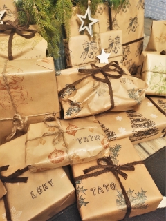 Workshop Vianočný baliaci papier 21.12.2021