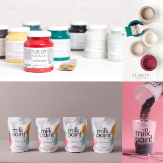 Príďte sa zoznámiť s Fusion mineral paint a milk paint 12.7.2022