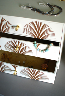 Šperkovnica Gold Fans