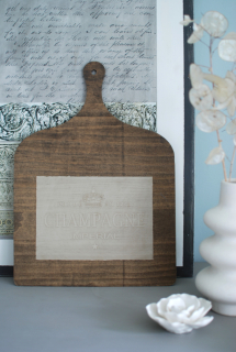 Dekoračná tabuľka/lopár Champagne