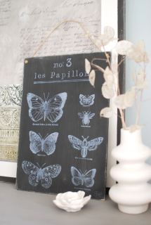 Dekoračná tabuľka/plagát Motýle