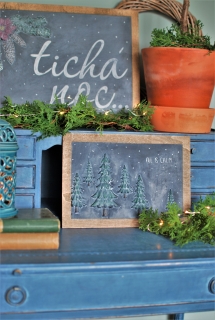 Workshop Vianočné tabuľky